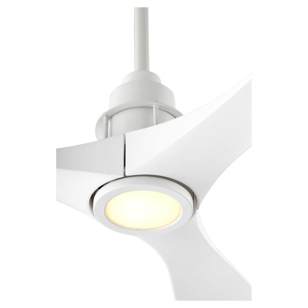 MARINO 54" Studio White Led Damp Ceiling Fan
