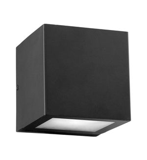 Ion 5" 1-Light Black Outdoor Wall Light