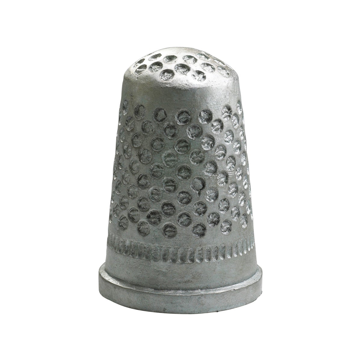 Sewing Thimble Token, Pewter - decorative objects