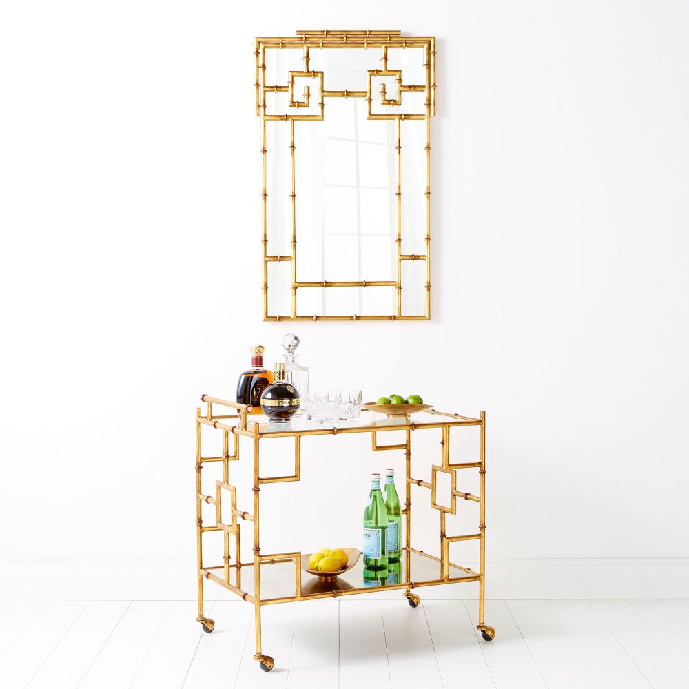 Bamboo Mirror | Gold