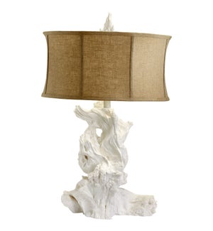 Driftwood Table Lamp | White
