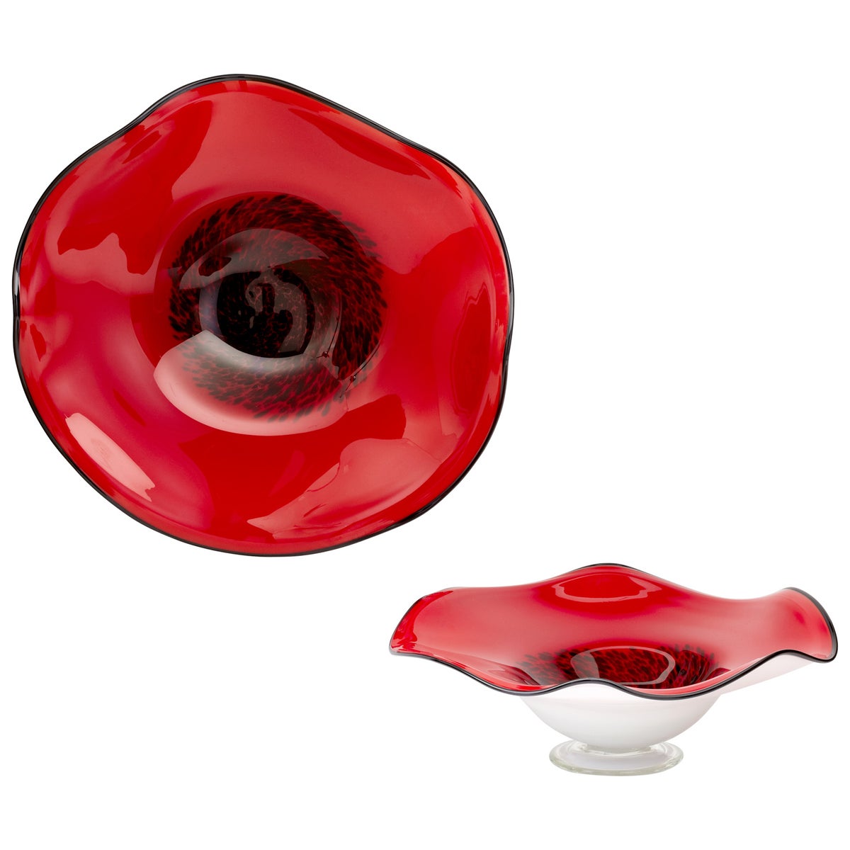 Art Glass Bowl | Red - Small