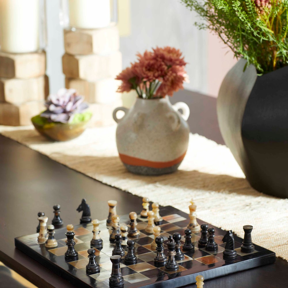 Hex Nut Candleholder | Natural Wood - Medium