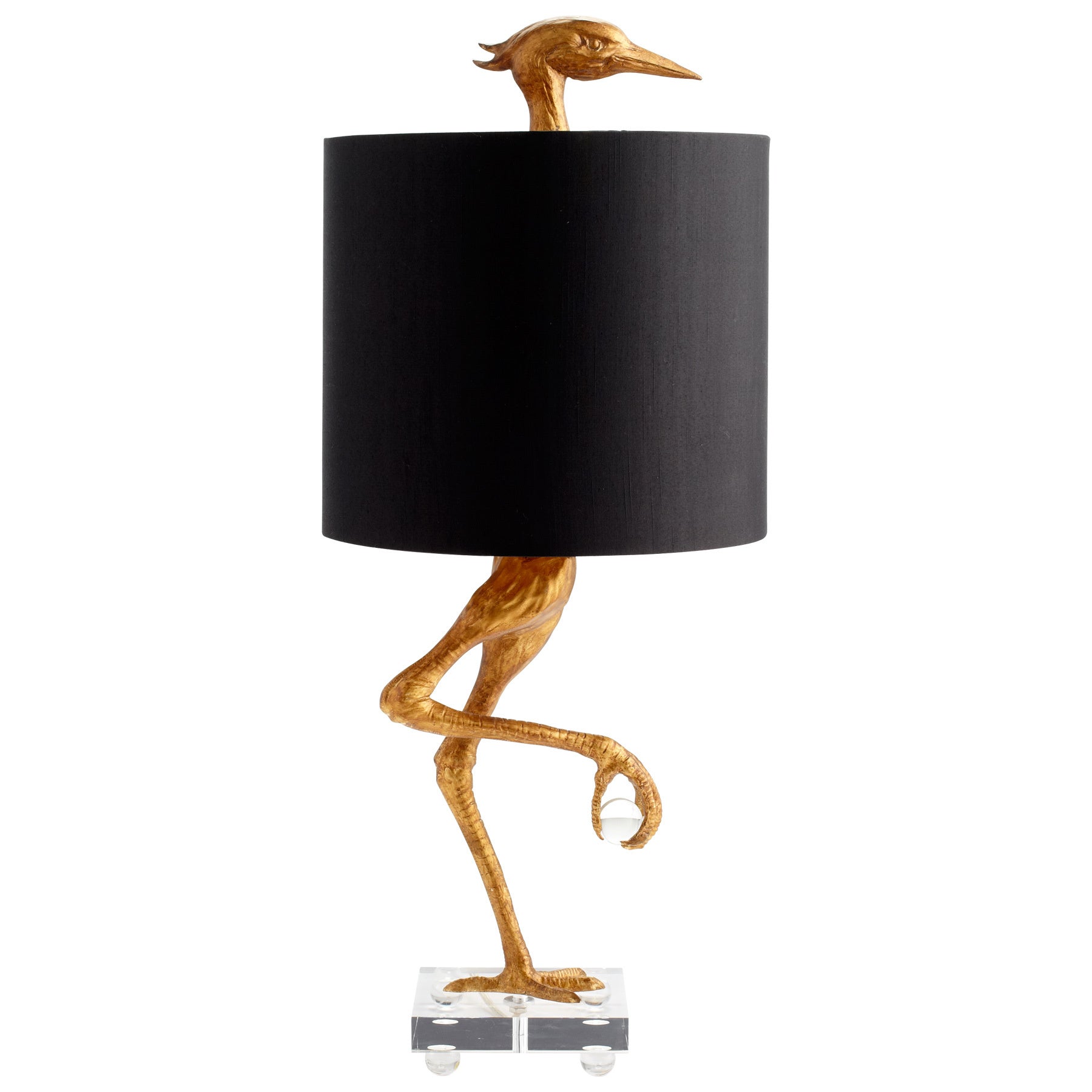 Ibis Table Lamp | Silver Leaf - Medium - table lamps | cyan.design