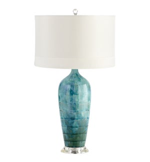 Elysia Table Lamp | Blue Glaze