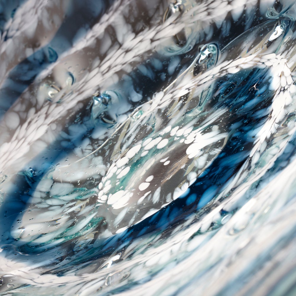 Abyss Plate | Blue & Clear