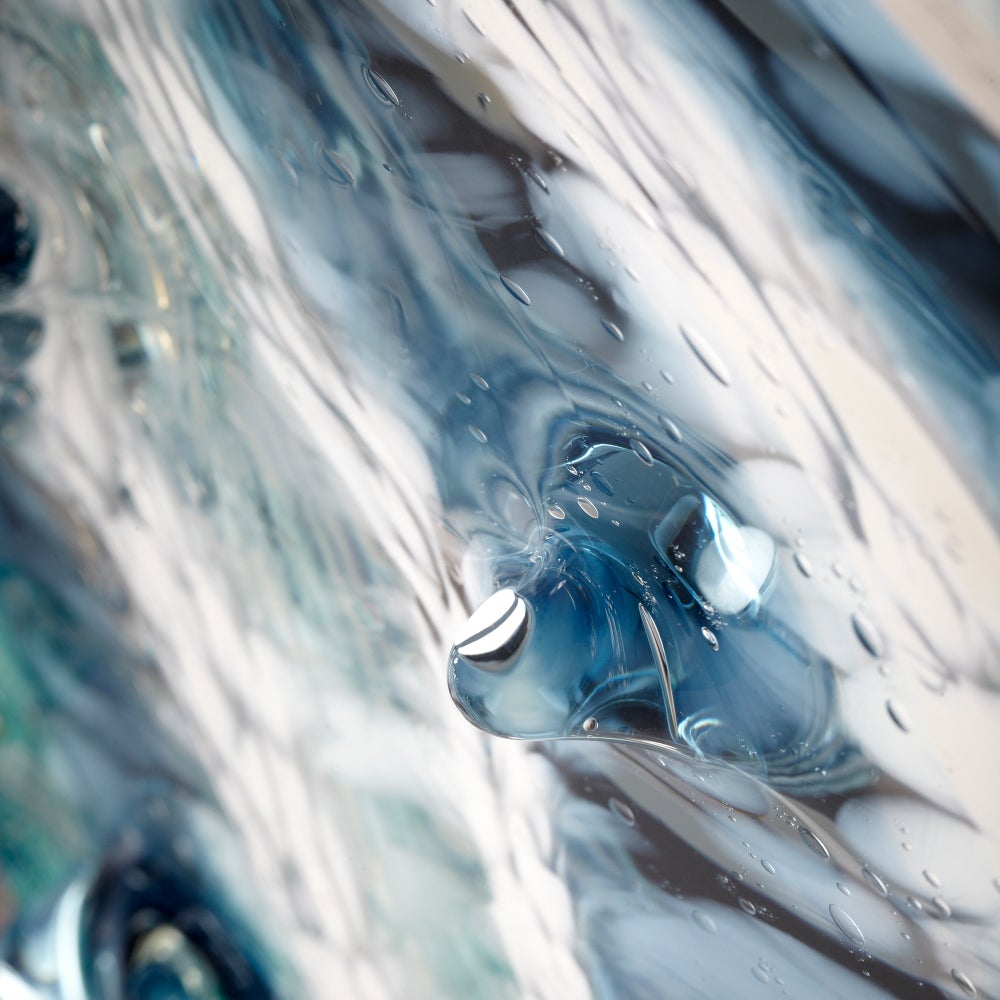 Abyss Plate | Blue & Clear