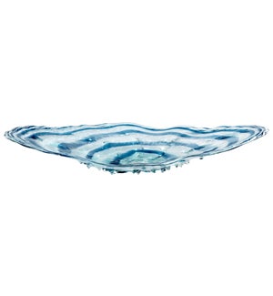 Abyss Plate | Blue & Clear