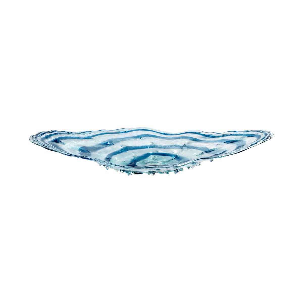 Abyss Plate | Blue & Clear