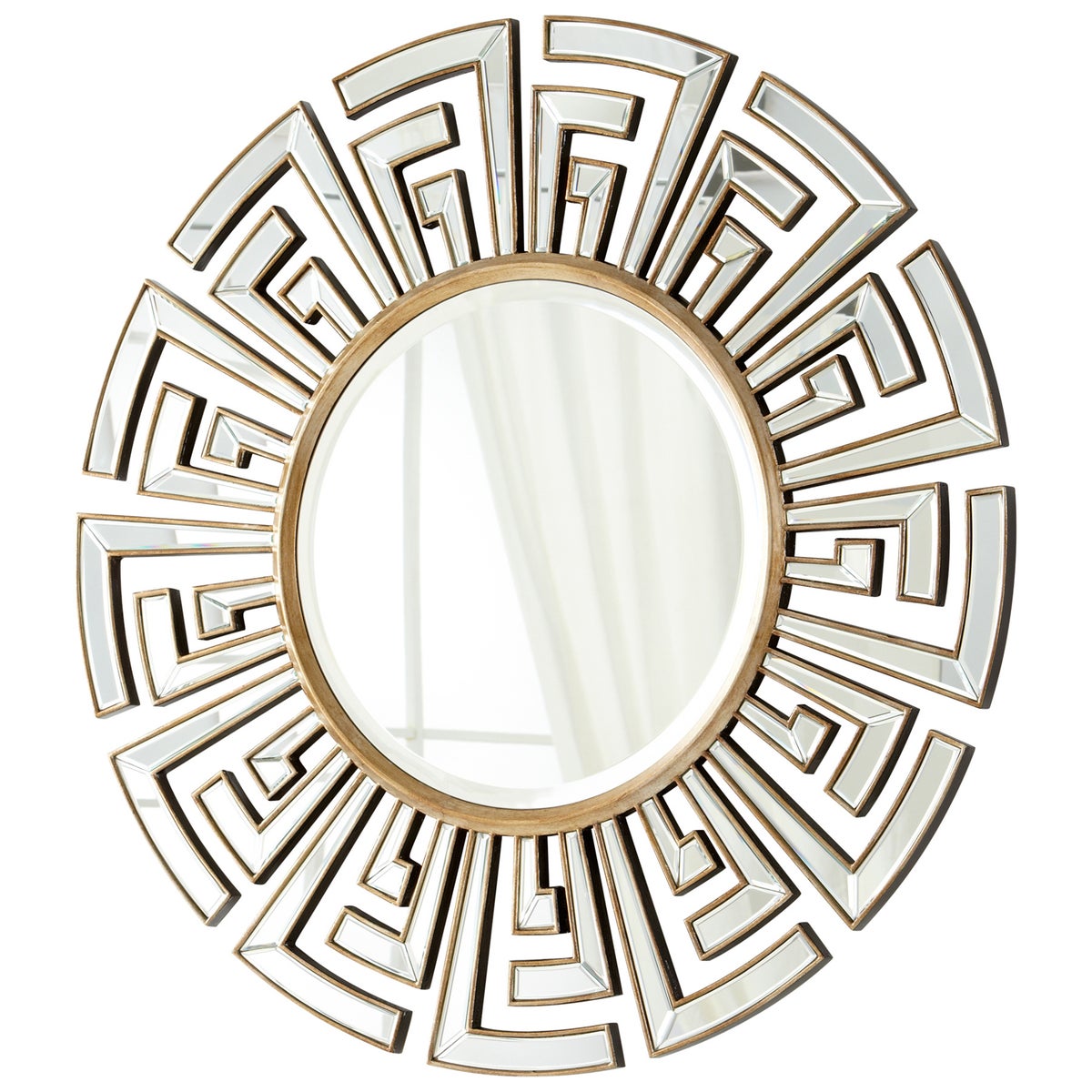 Cleopatra Mirror | Clear And Gold