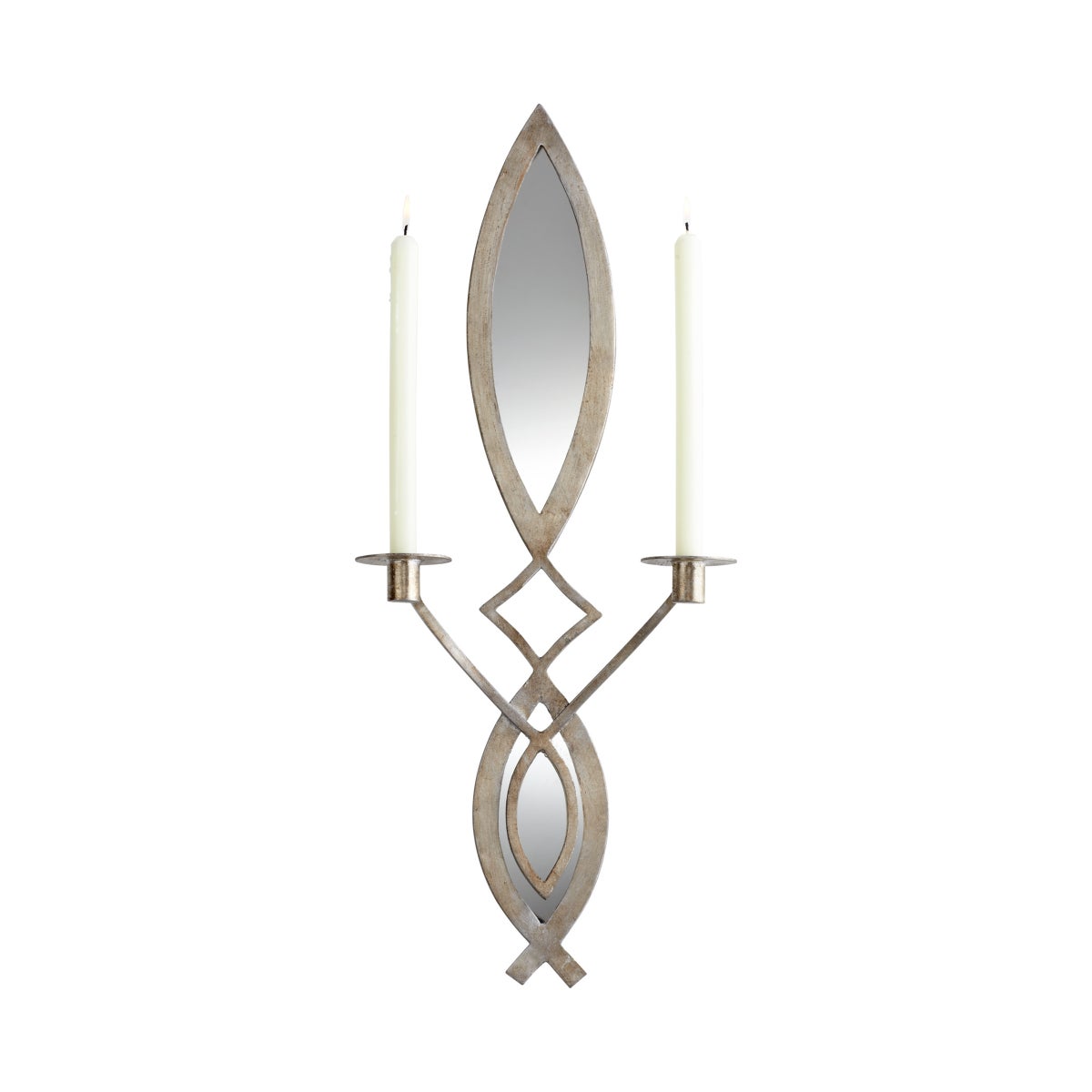 Exclamation Wall Candle Holder | Mystic Silver