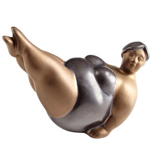 Yoga Betty Sculpture | Bronze And Black
