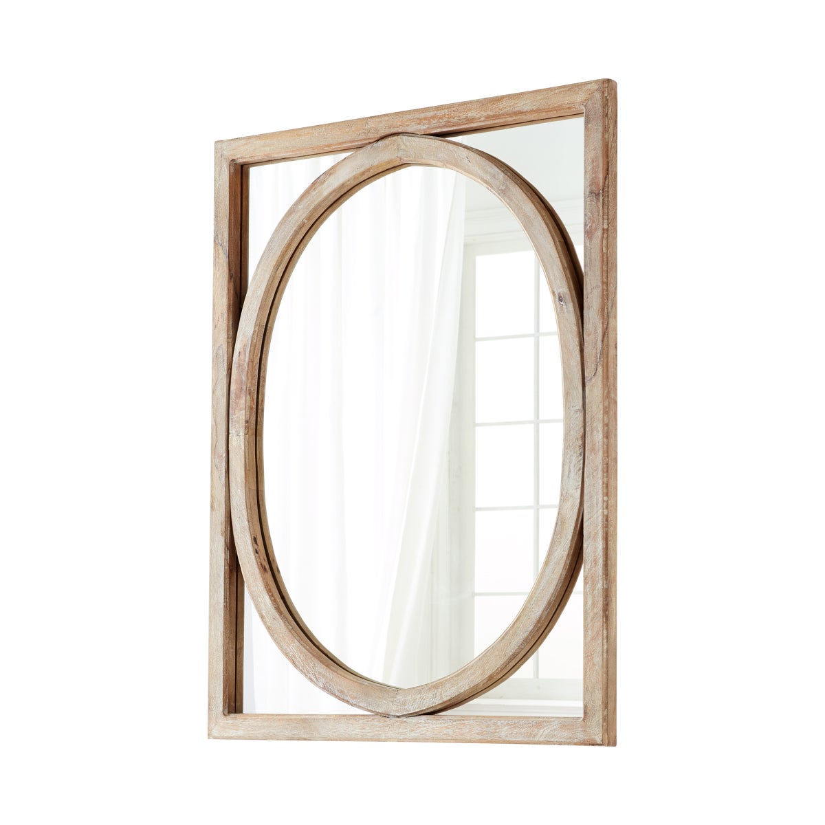 Revolo Mirror | Burnt White