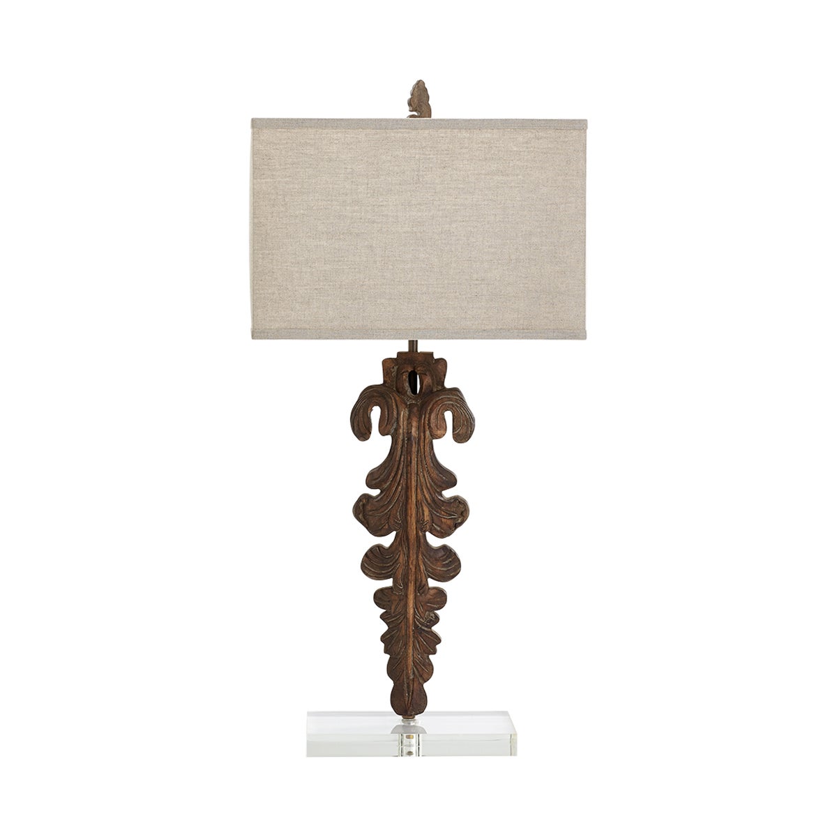 Soren Table Lamp | Limed Gracewood