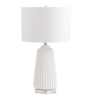 Delphine Table Lamp | White