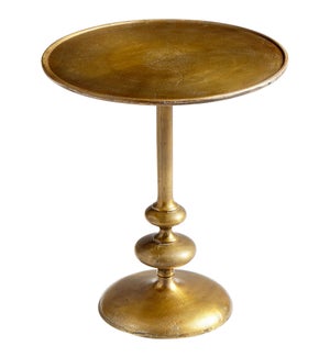 Tote Side Table | Antique Brass