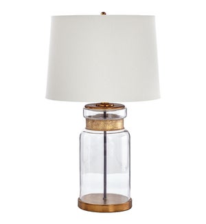 Bonita Table Lamp | Clear And Gold