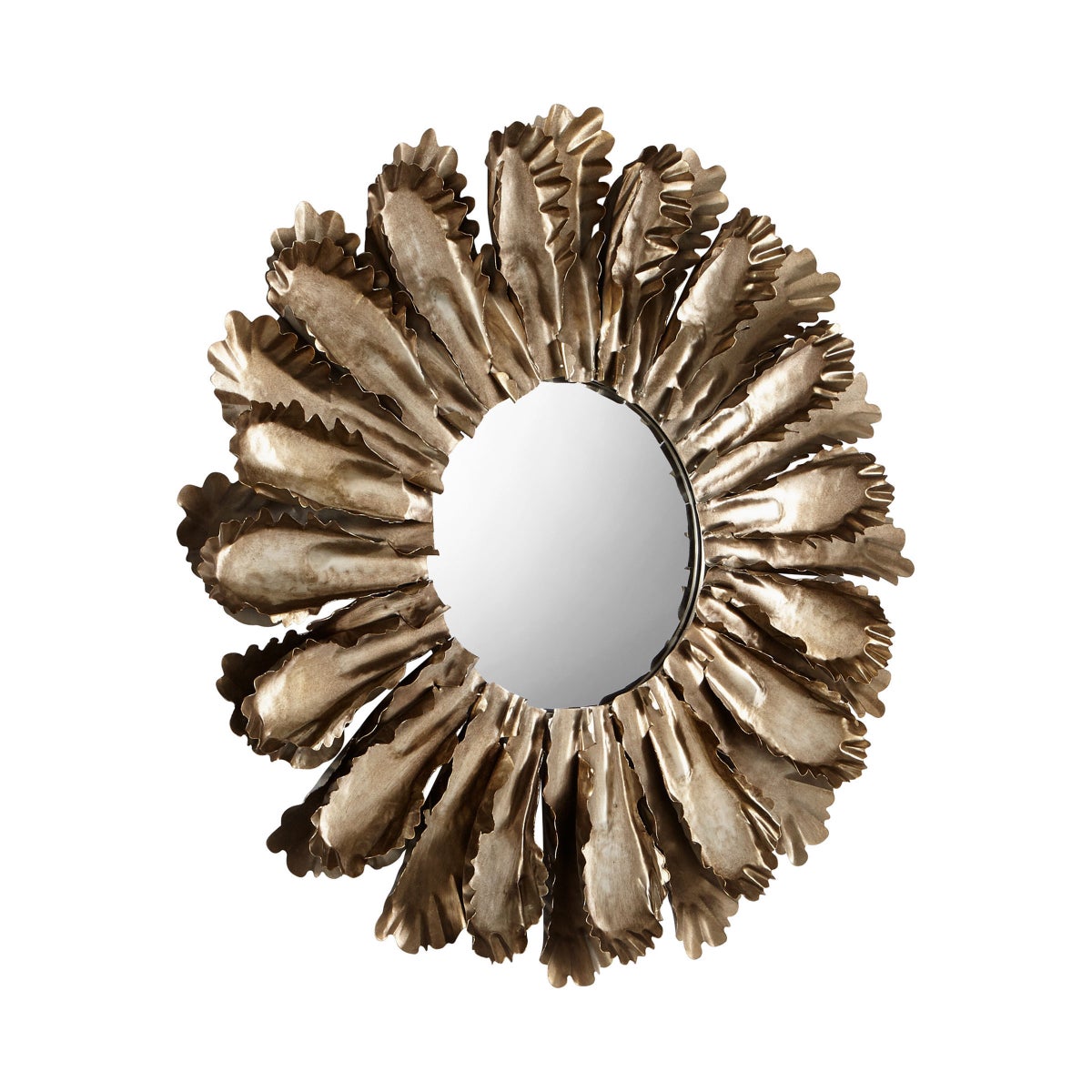 Fluttering Leaves Mirror | Rustic Bronze