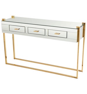 St. Clair Console Table | Aged Brass