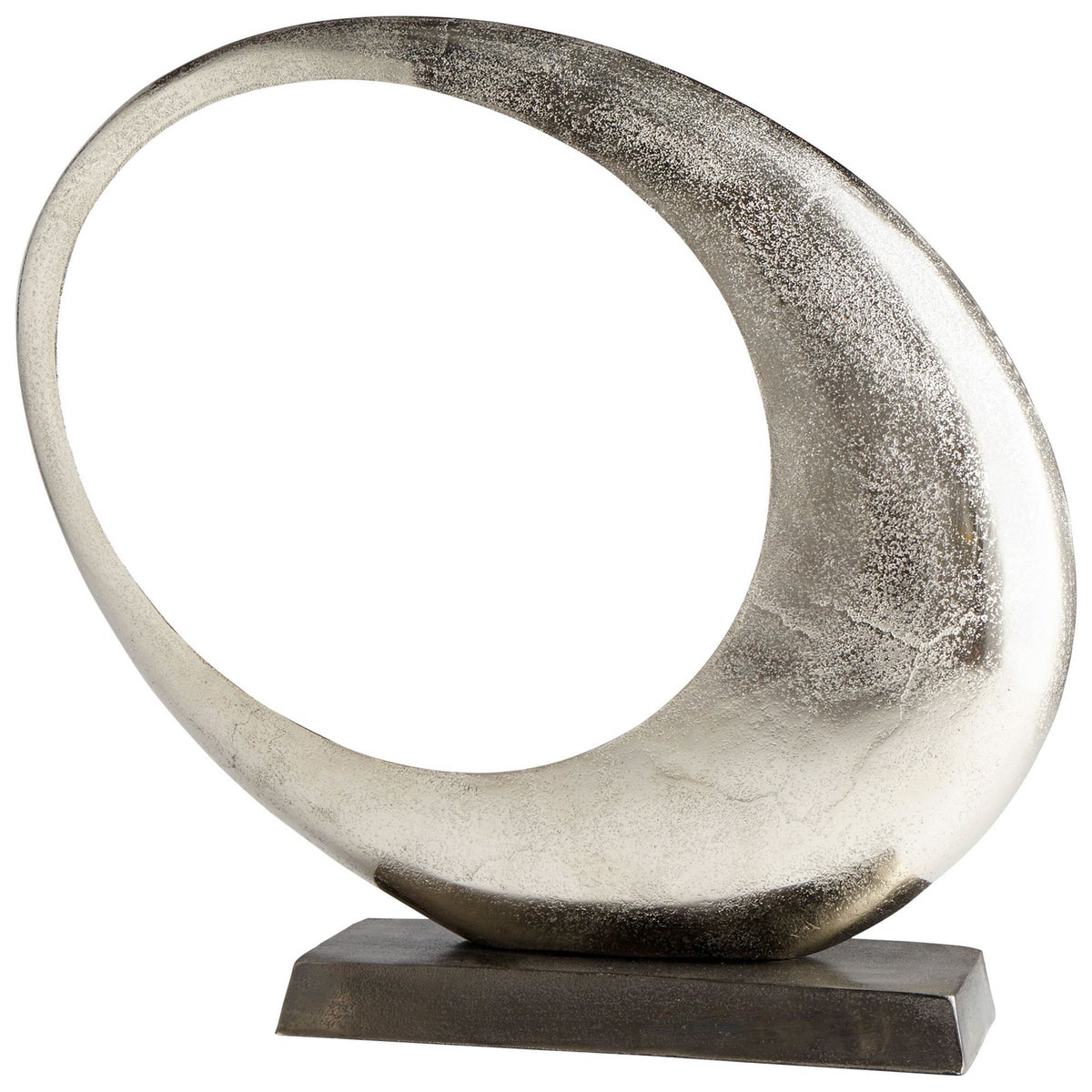 Clearly Through Sculpture | Raw Nickel - Medium