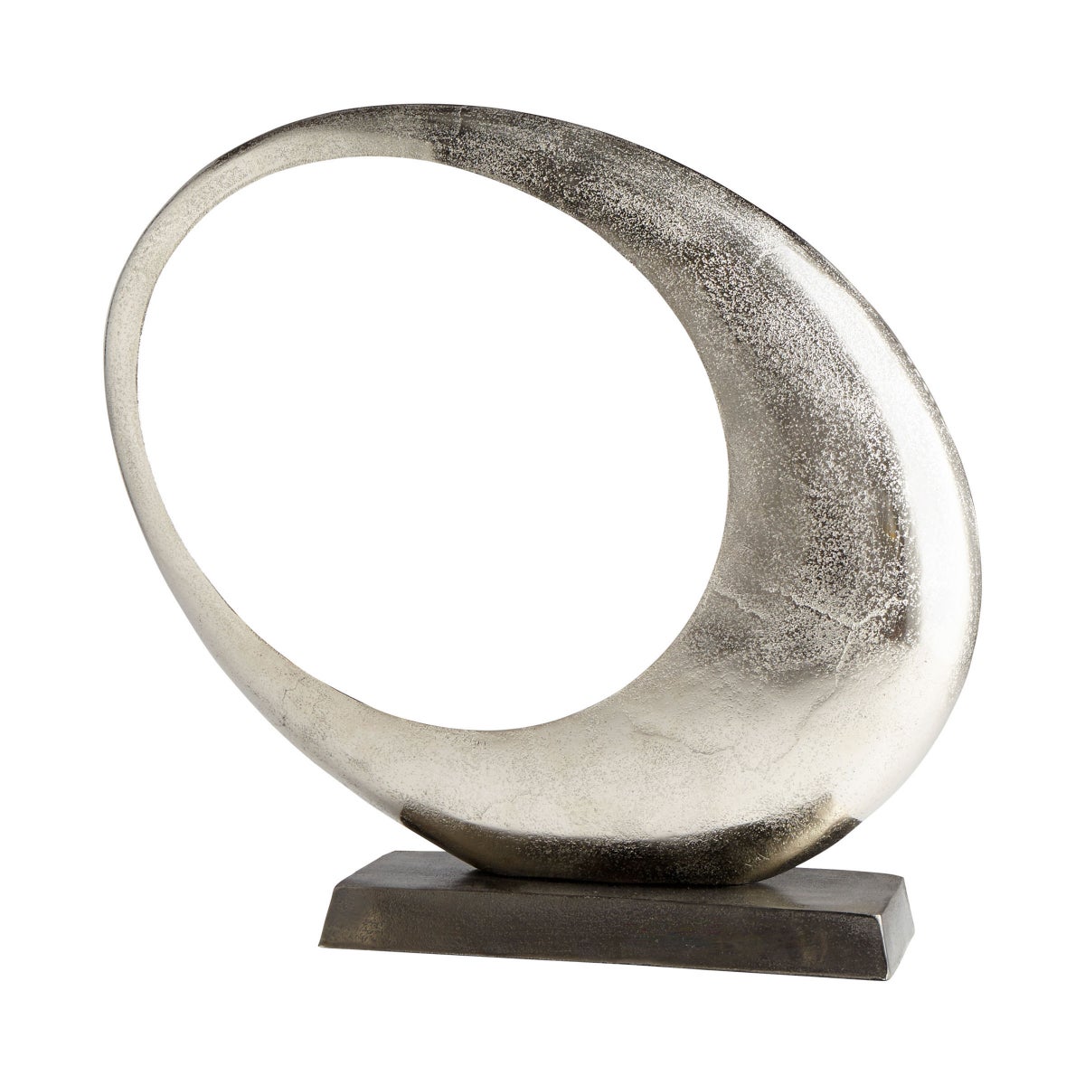 Clearly Through Sculpture | Raw Nickel - Medium