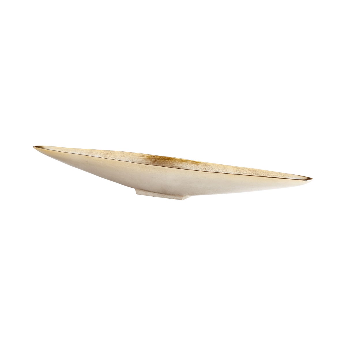 Venezia Tray | Rough Nickel And Gold - Medium