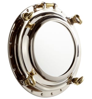 Triton Round Mirror Designed by J. Kent Martin