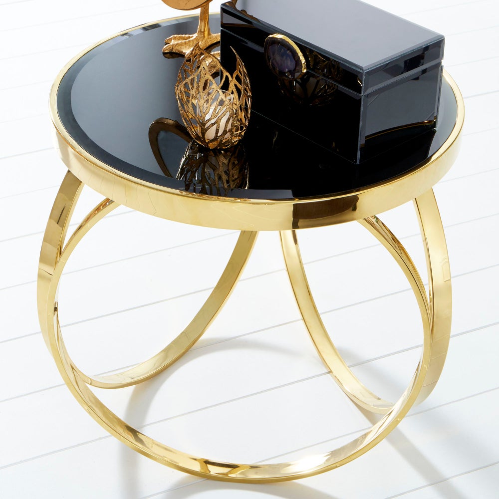 Sunrise Flame Candleholder | Antique Gold - Small