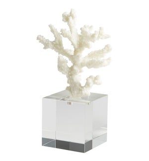 Cordelia Sculpture | White And Clear - Small