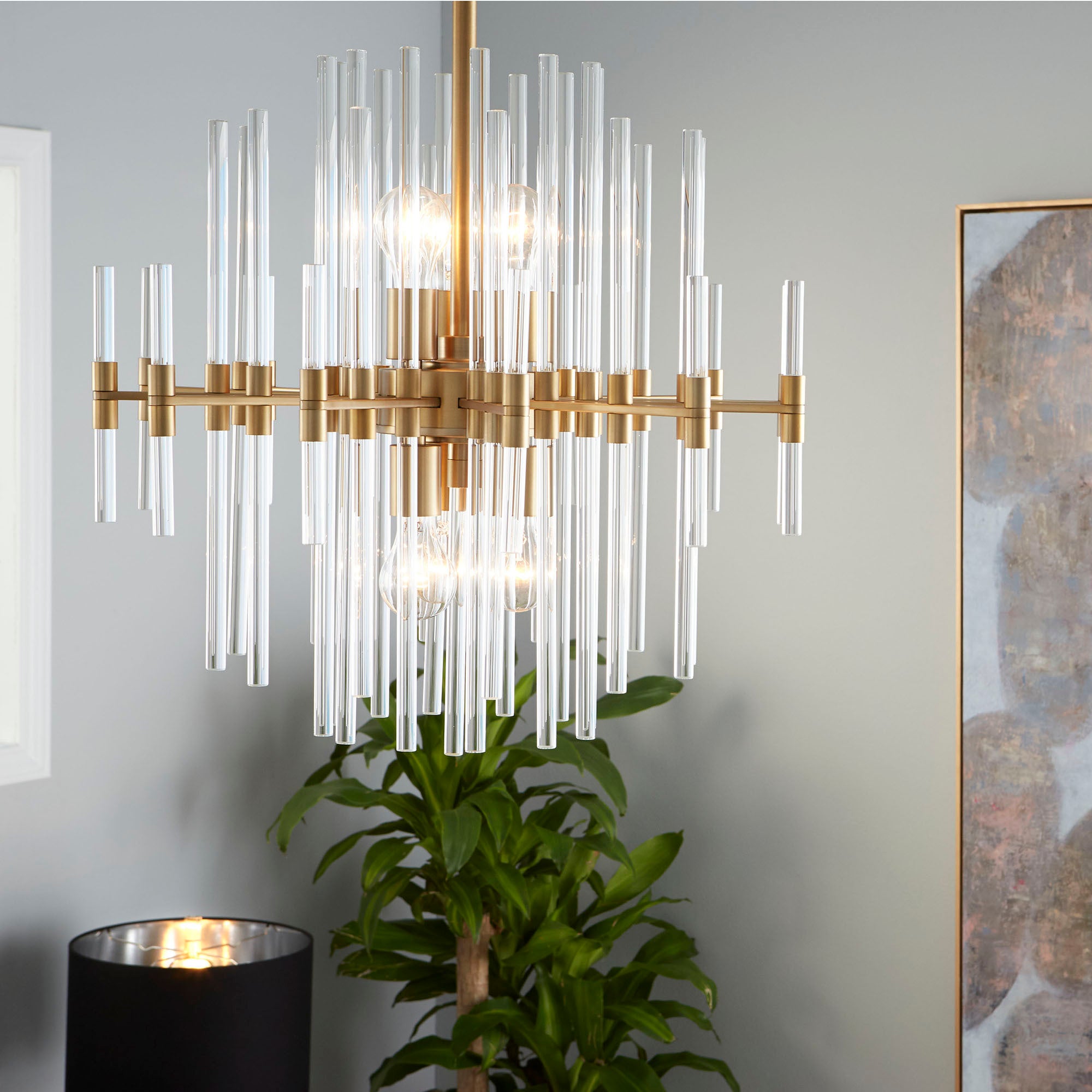 Quebec Pendant - | Aged Brass - Small - chandelier and pendants