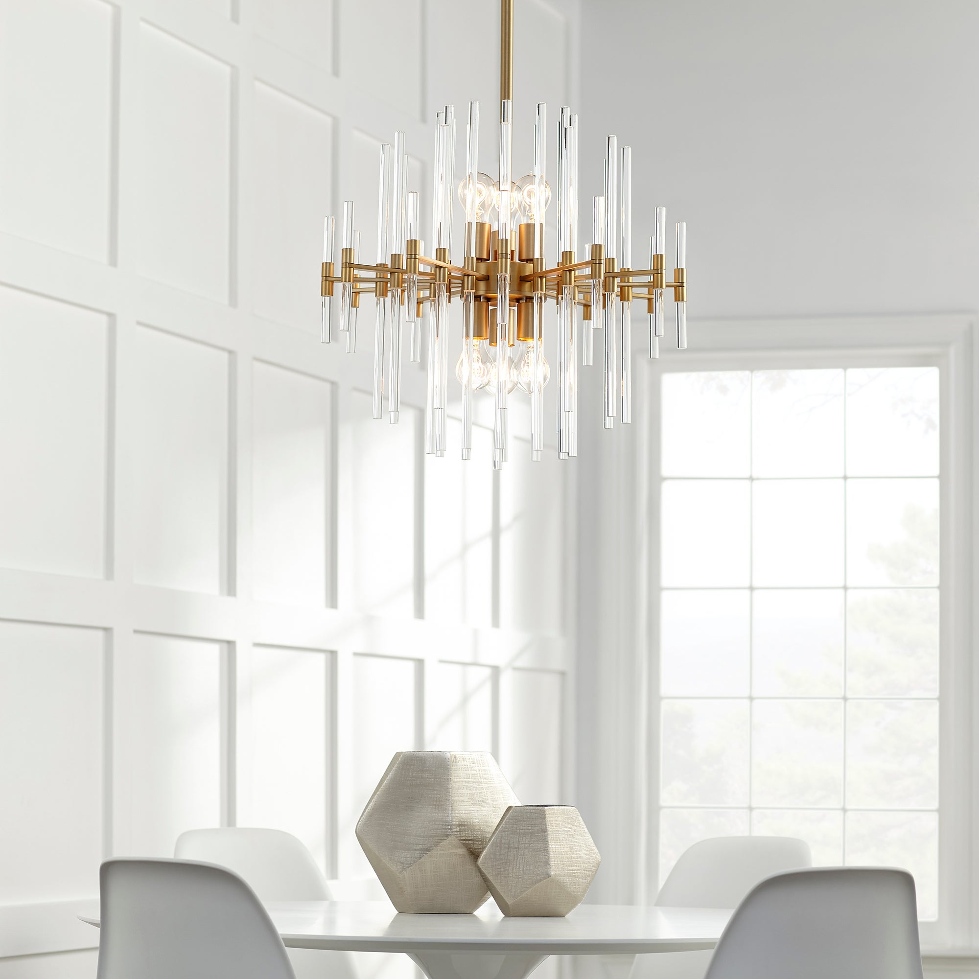 Quebec Pendant - | Aged Brass - Small - chandelier and pendants