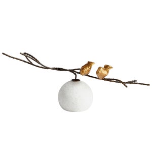 Finches Sculpture | Gold