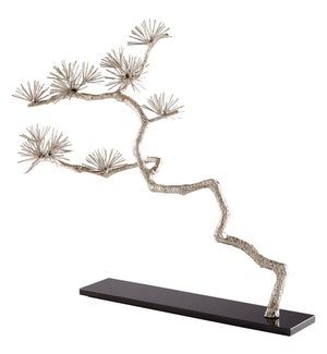 Holly Tree Sculpture | Silver Leaf
