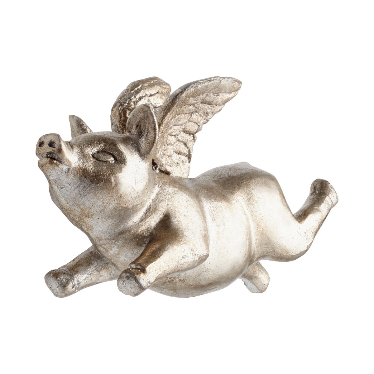 Porco Volante Wall Decor | Silver Leaf