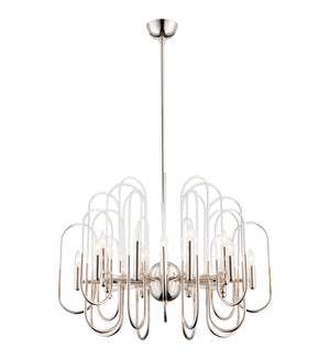 Champ-Elysees chandeliers Light chandeliers 16-Light | Polished Nickel