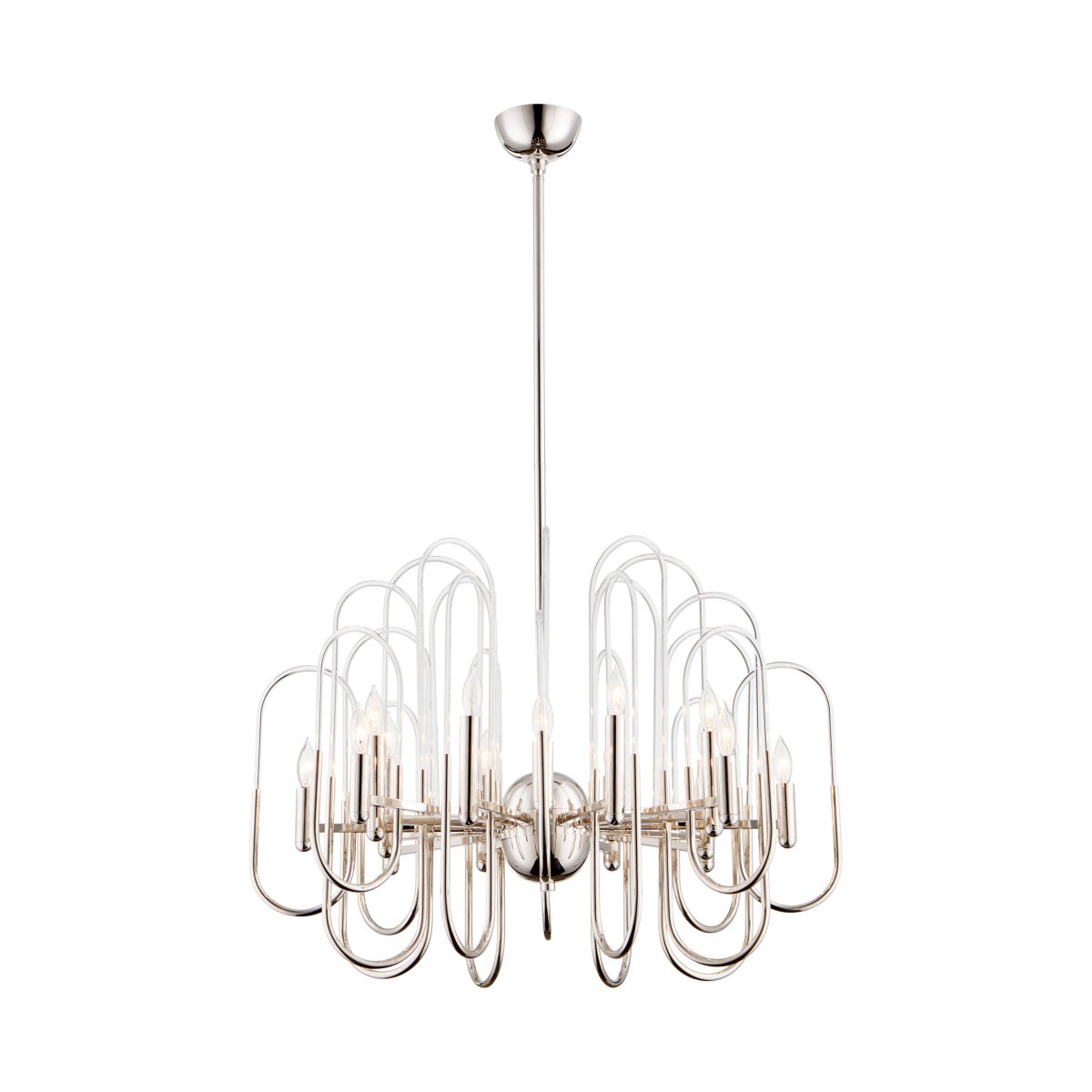 Champ-Elysees chandeliers Light chandeliers 16-Light | Polished Nickel