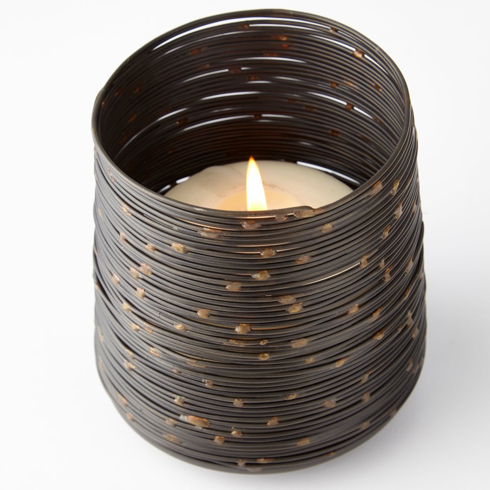 Luniana Candleholder | Antique Black - Medium