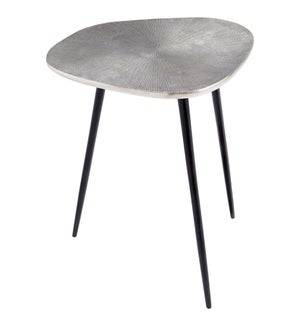Triata Side Table | Raw Nickel And Bronze