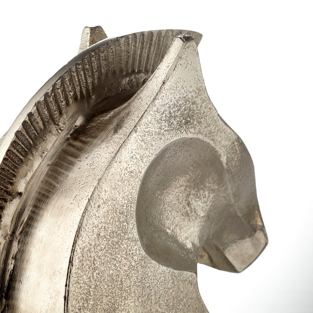 Knight Sculpture #2 | Raw Nickel And Bronze