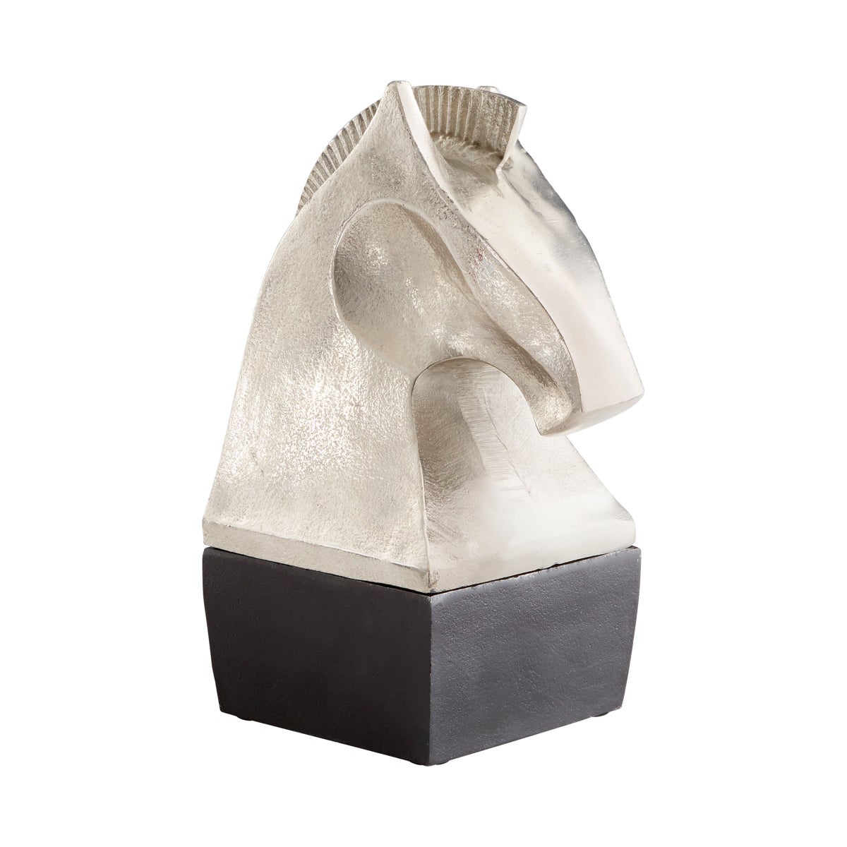Knight Sculpture #2 | Raw Nickel And Bronze