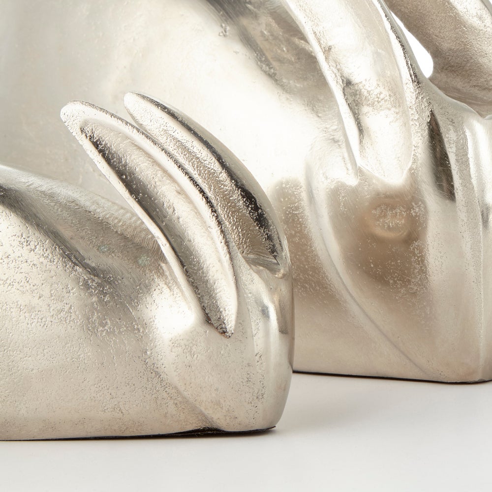 Randy Rabbit Sculpture #1 | Raw Nickel