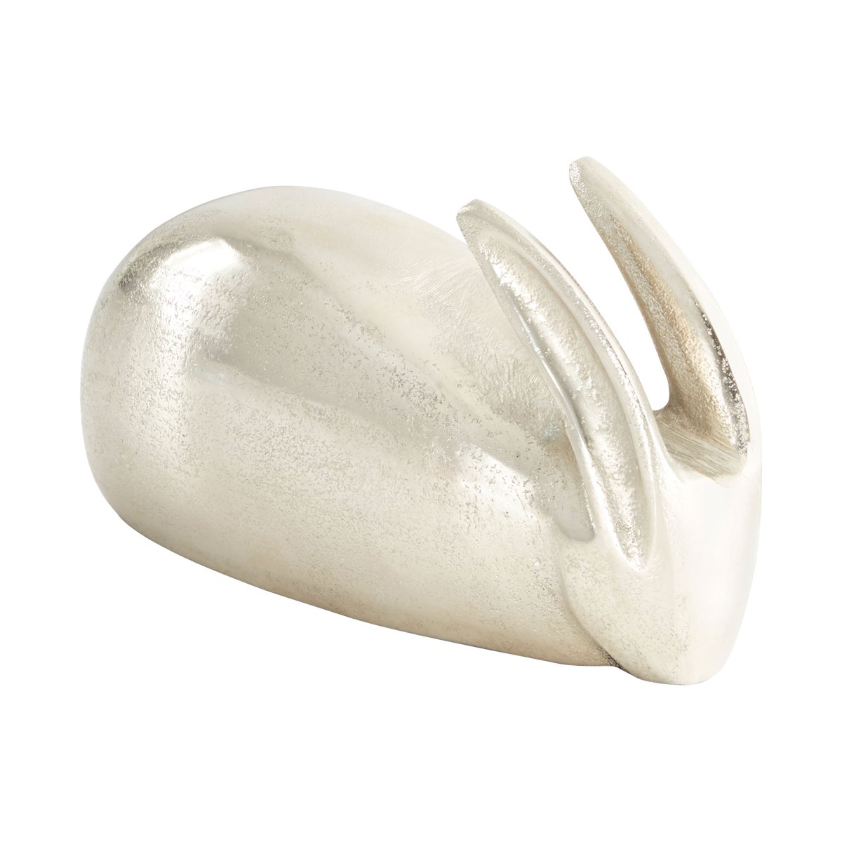 Randy Rabbit Sculpture #1 | Raw Nickel