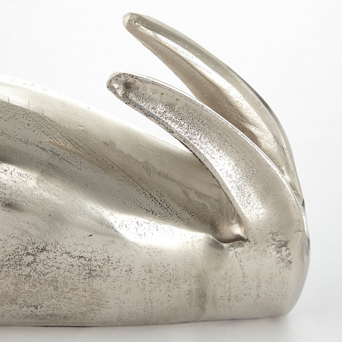 Randy Rabbit Sculpture #2 | Raw Nickel