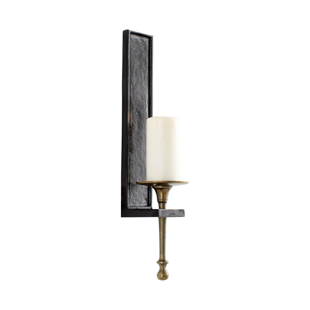 Santiago Candleholder | Antique Brass