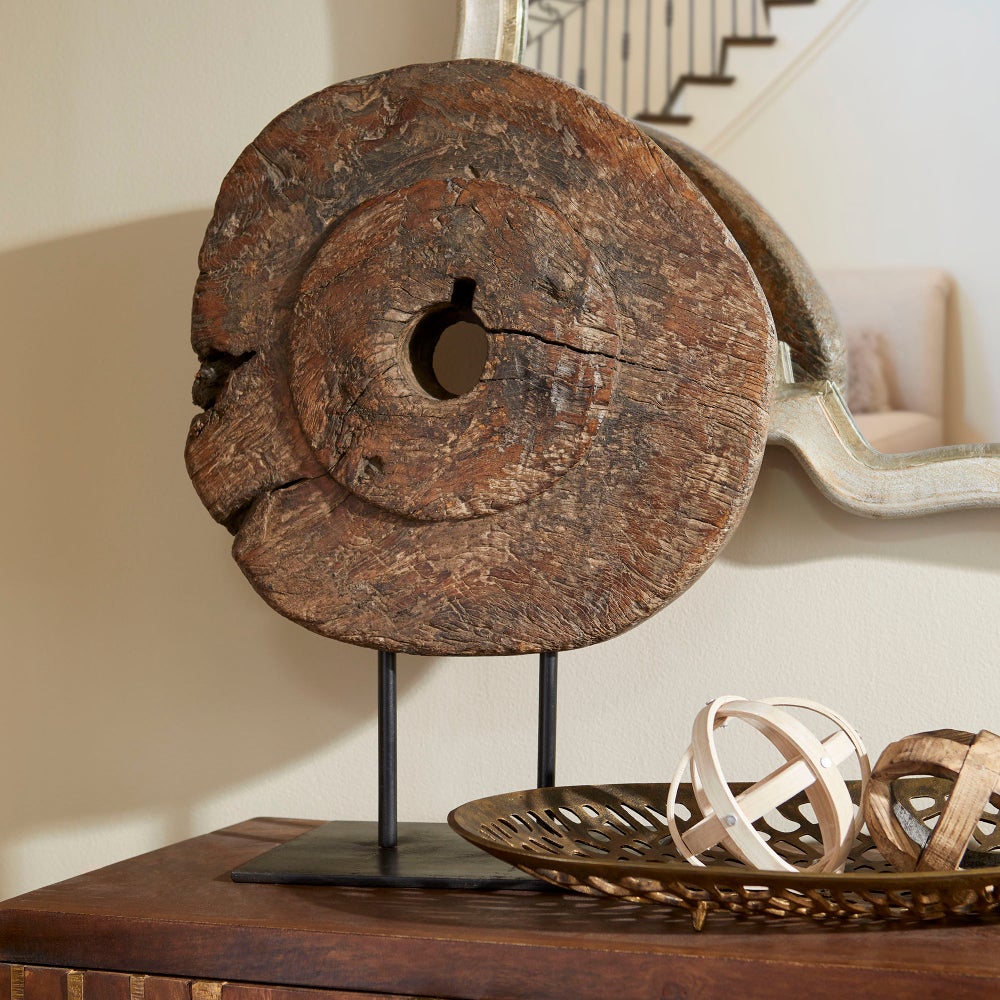 Jemima Sculpture | Rustic And Matt Black