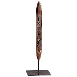 Javelin Sculpture | Rustic And Matt Black