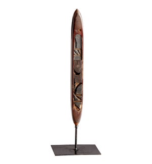 Javelin Sculpture | Rustic And Matt Black