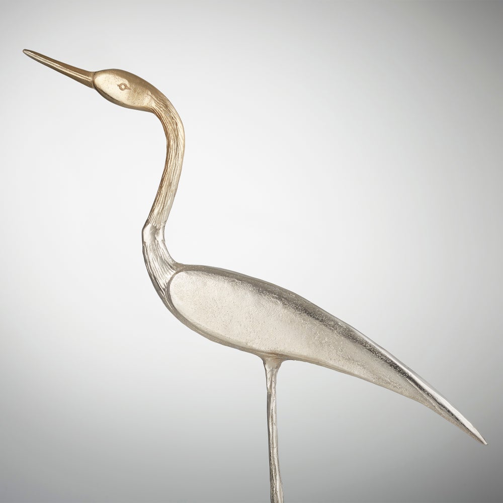 Shorebird Sculpture #2 | Nickel