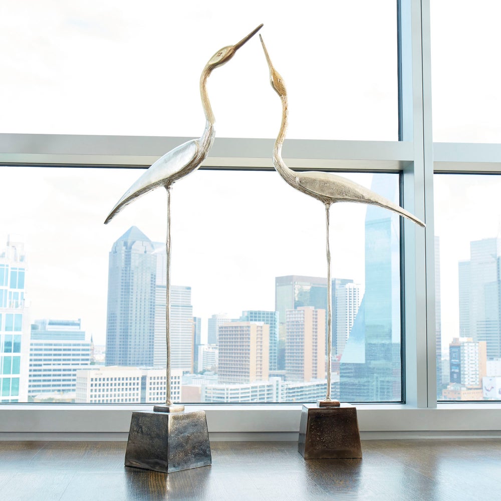 Shorebird Sculpture #2 | Nickel