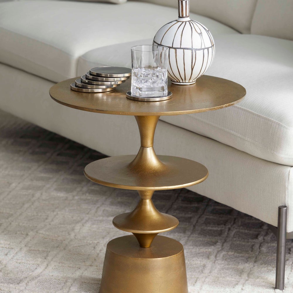 Eros Table - | Aged Brass - Small